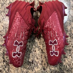 Under Armour Blur 2 MC Football Cleats Maroon Red 3027978-602 Mens Size 7.5 NEW